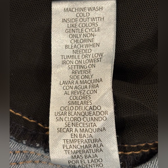 Democracy "Ab"solution Blue Boot Cut/Flair Leg Jeans, size 14 - Picture 11 of 11